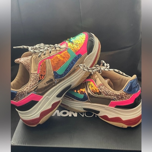 Multicolor Fashion Nova Sneakers - Picture 3 of 7